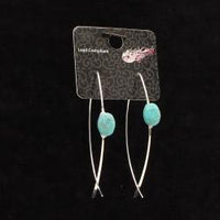 Blazin Roxx Earrings Silver thread Turquoise Stone