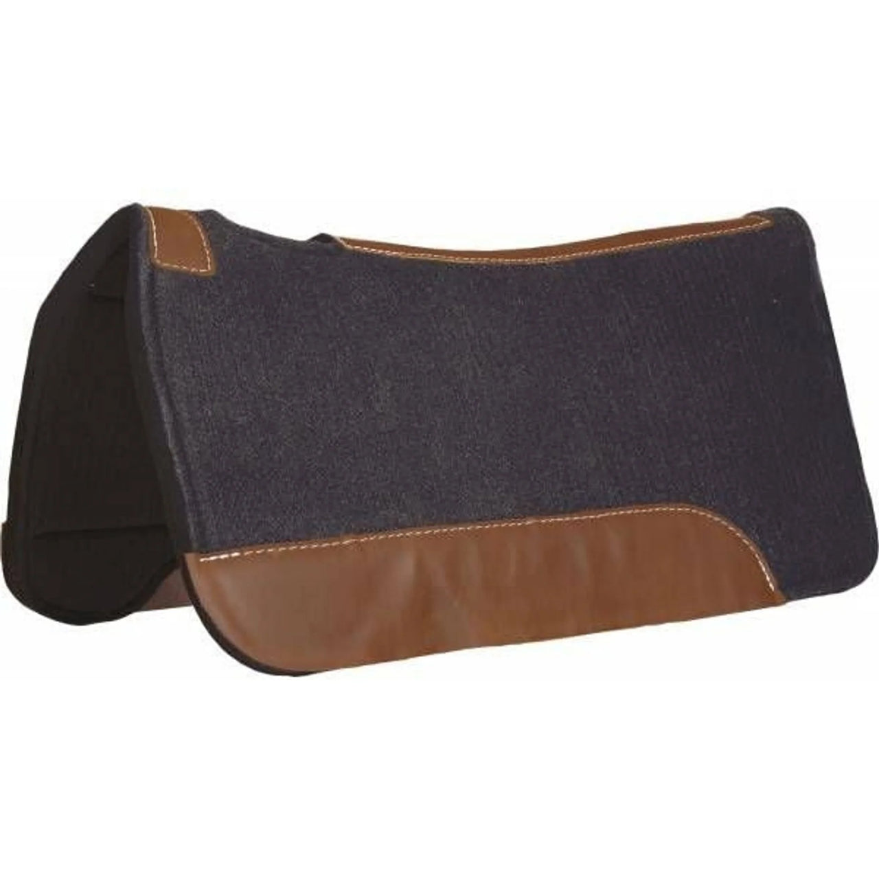 Mustang Blue Horse Felt Contoured Pad