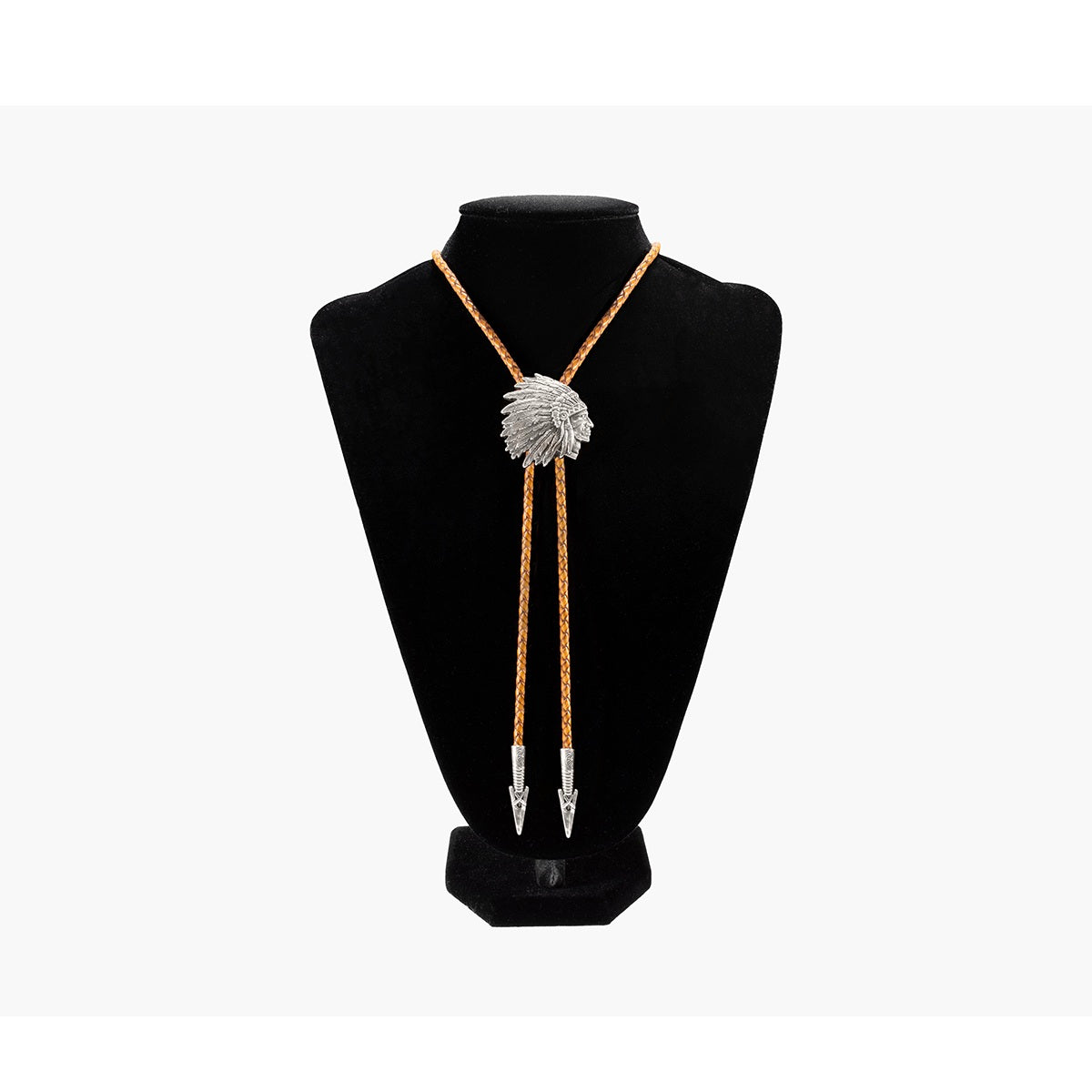 Native Chief Bolo Tie