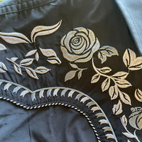 Modestone Men's Western Embroidered Shirt