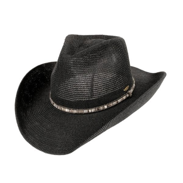 Modinno® Knit Cowboy Hat with Multi-Coloured Hat Band