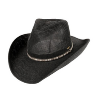 Modinno® Knit Cowboy Hat with Multi-Coloured Hat Band