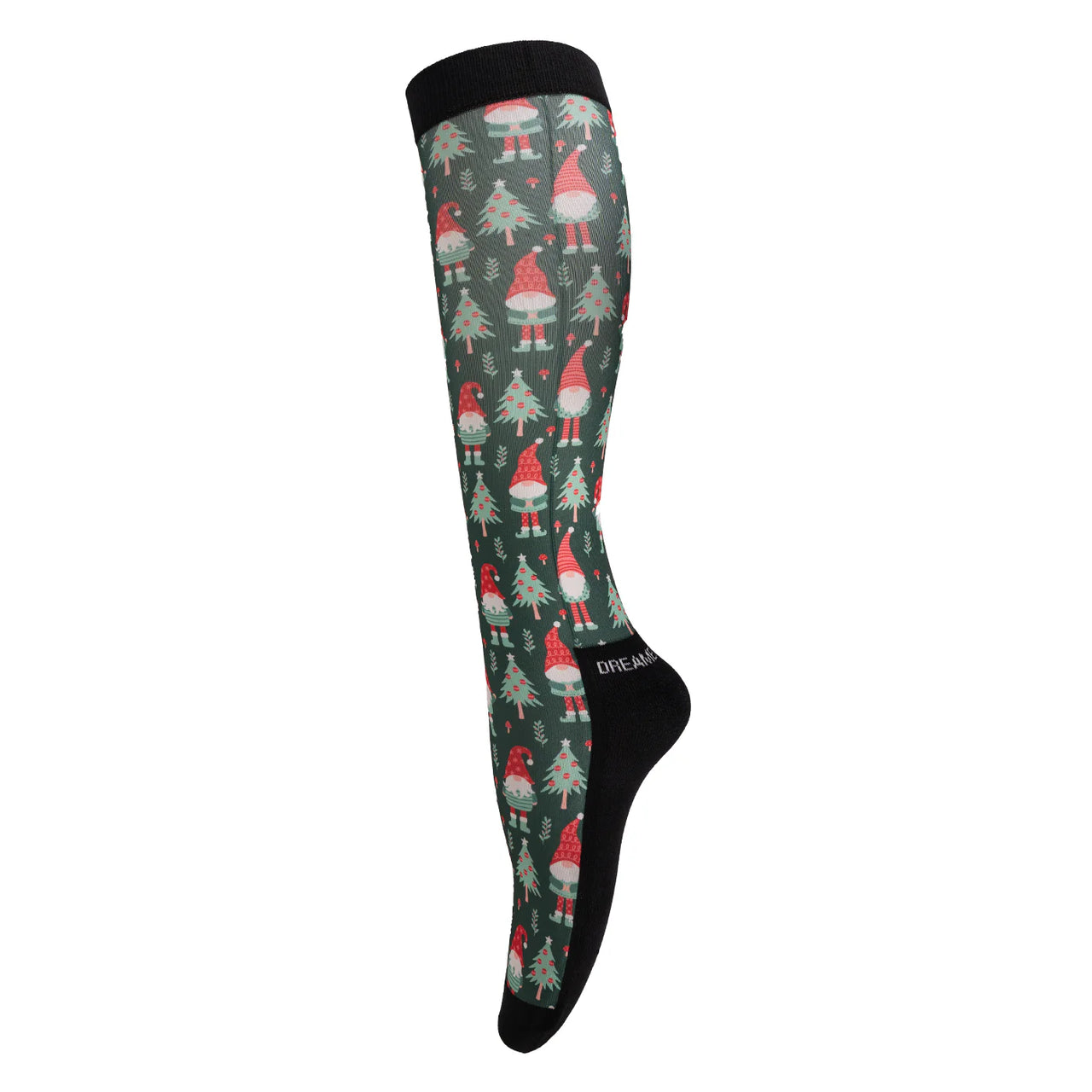 Gnome for The Holidays Pair & A Spair Boot Socks