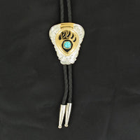 Double S Bolo Tie - Bear Claw