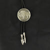 Double S Bolo Tie - Buffalo Nickel