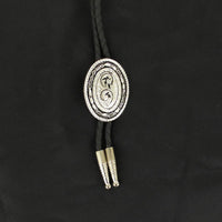 Double S Bolo Tie - Engraved
