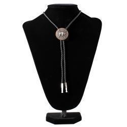 Double S Bolo Tie - Buffalo Arrow