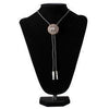 Double S Bolo Tie - Buffalo Arrow