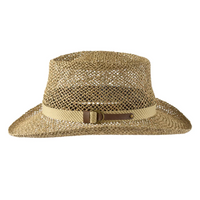 Gambler Straw Western Hat