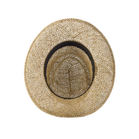 Gambler Straw Western Hat