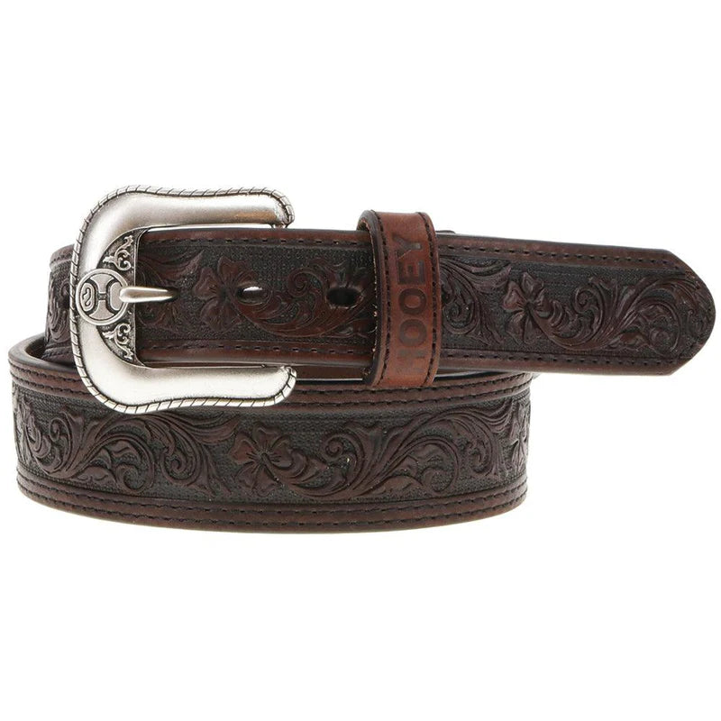 Hooey® "Midnight" Classic Hooey Western Belt Brown/ Black