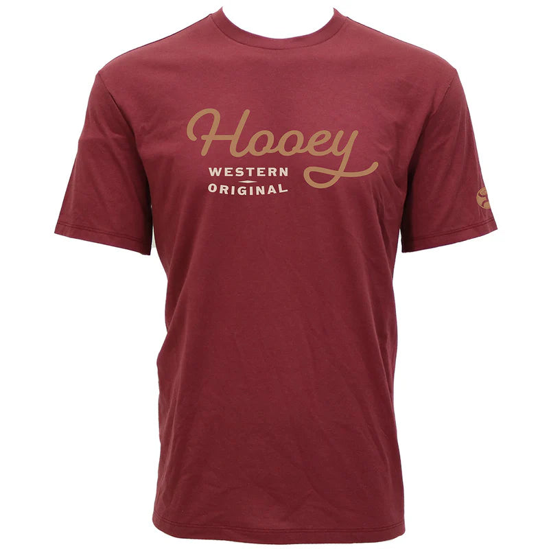 Hooey® Men's "OG" Crimson Hooey T-shirt