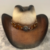 Modestone 2 Tone Straw Hat - Style 1888