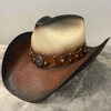 Modestone 2 Tone Straw Hat - Style 1888