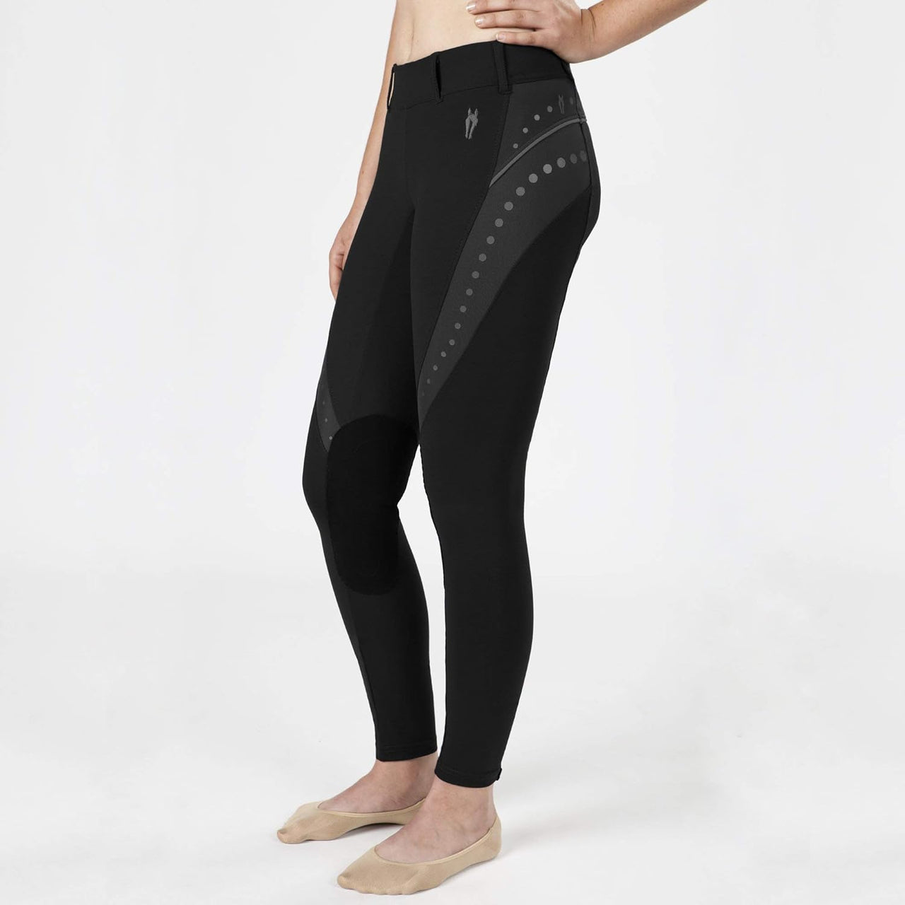 Irideon Girls Mesh Tech Riding Tights - Medium