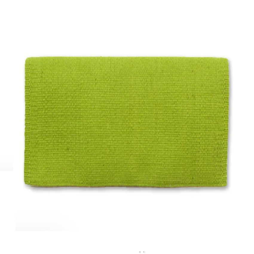 Turn-Two Equine Rainbow Wool Saddle Blanket - Lime