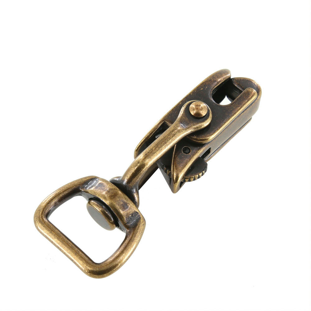 Brass Swivel Snap w/ Locking Jaw - Solid Brass