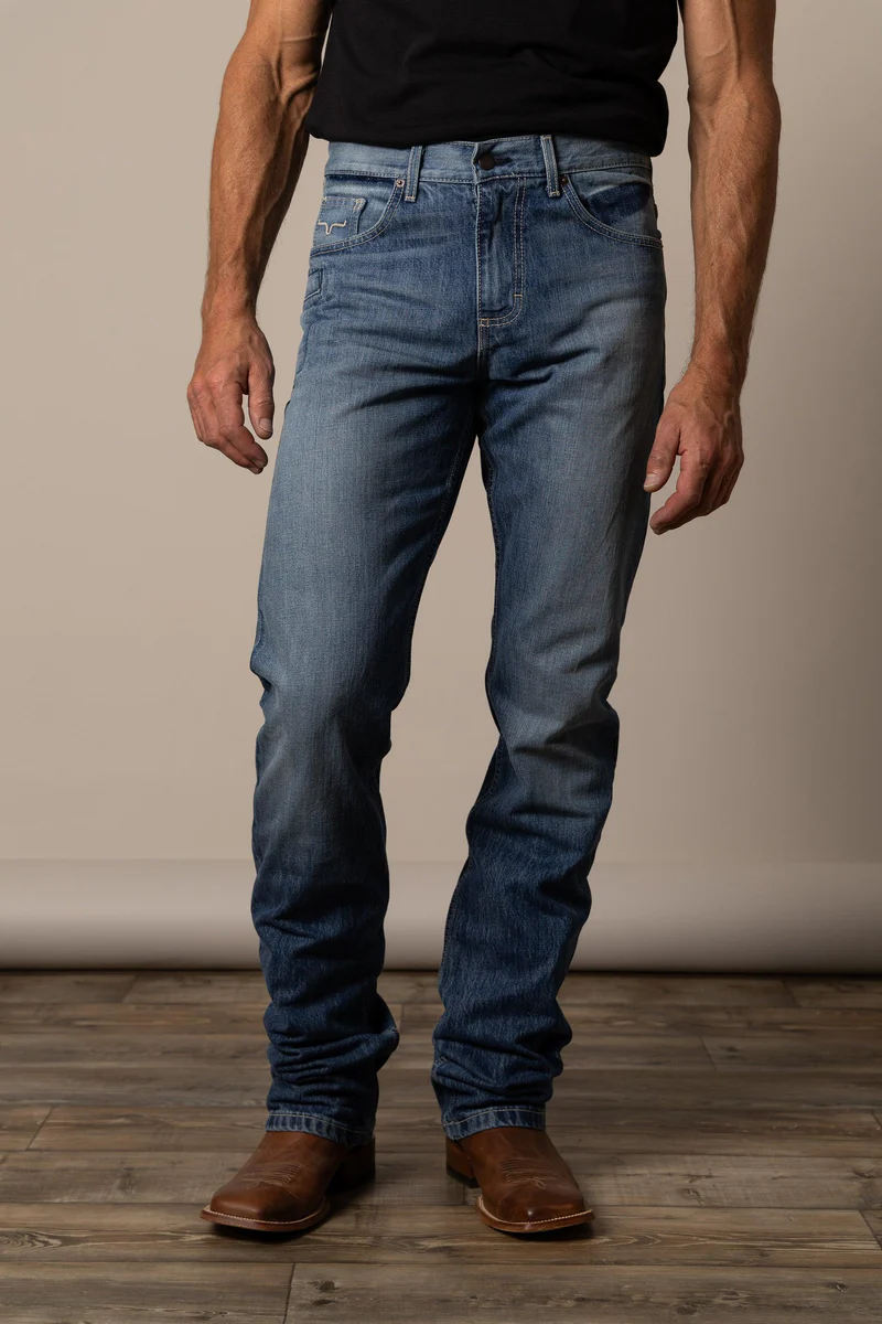 Kimes® Men's "James" Boot Cut Jeans