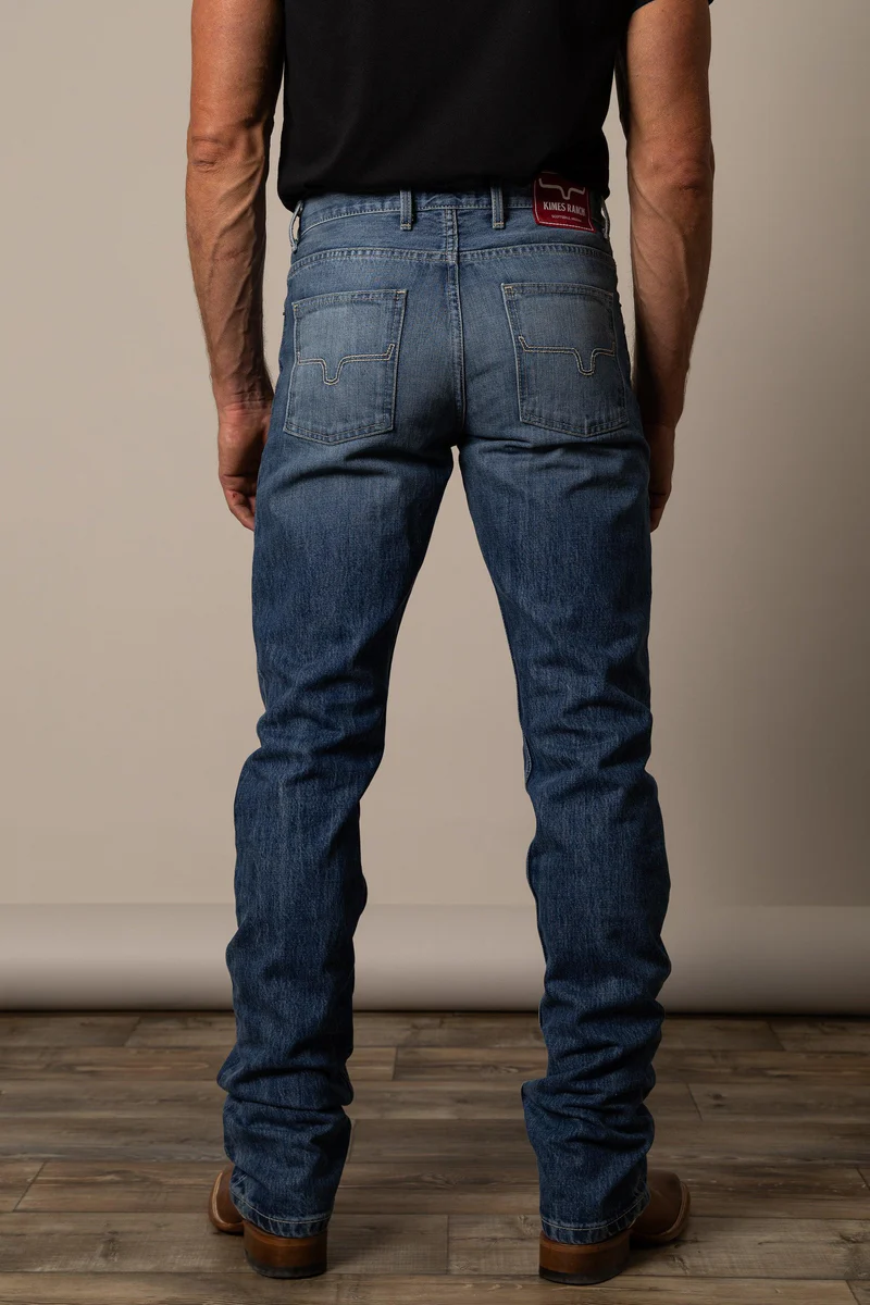 Kimes® Men's "James" Boot Cut Jeans