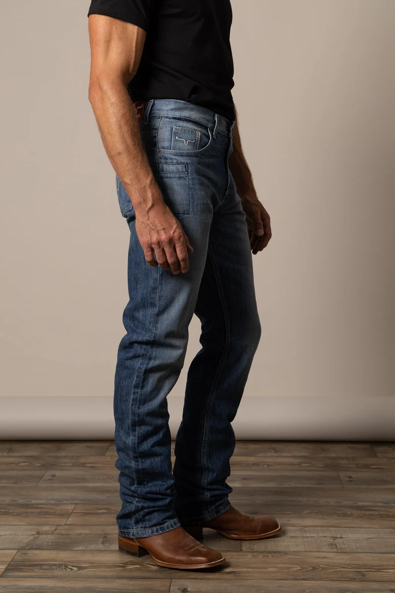 Kimes® Men's "James" Boot Cut Jeans