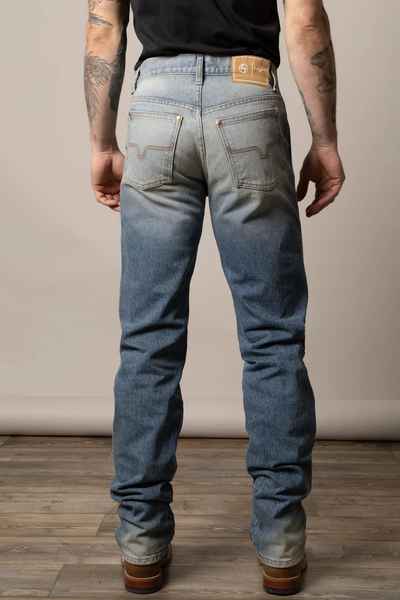 Kimes® Men's "Zack Top" Premium Boot Cut Jeans