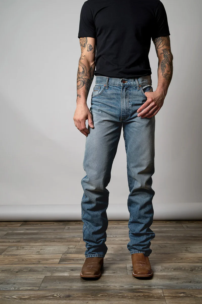 Kimes® Men's "Zack Top" Premium Boot Cut Jeans