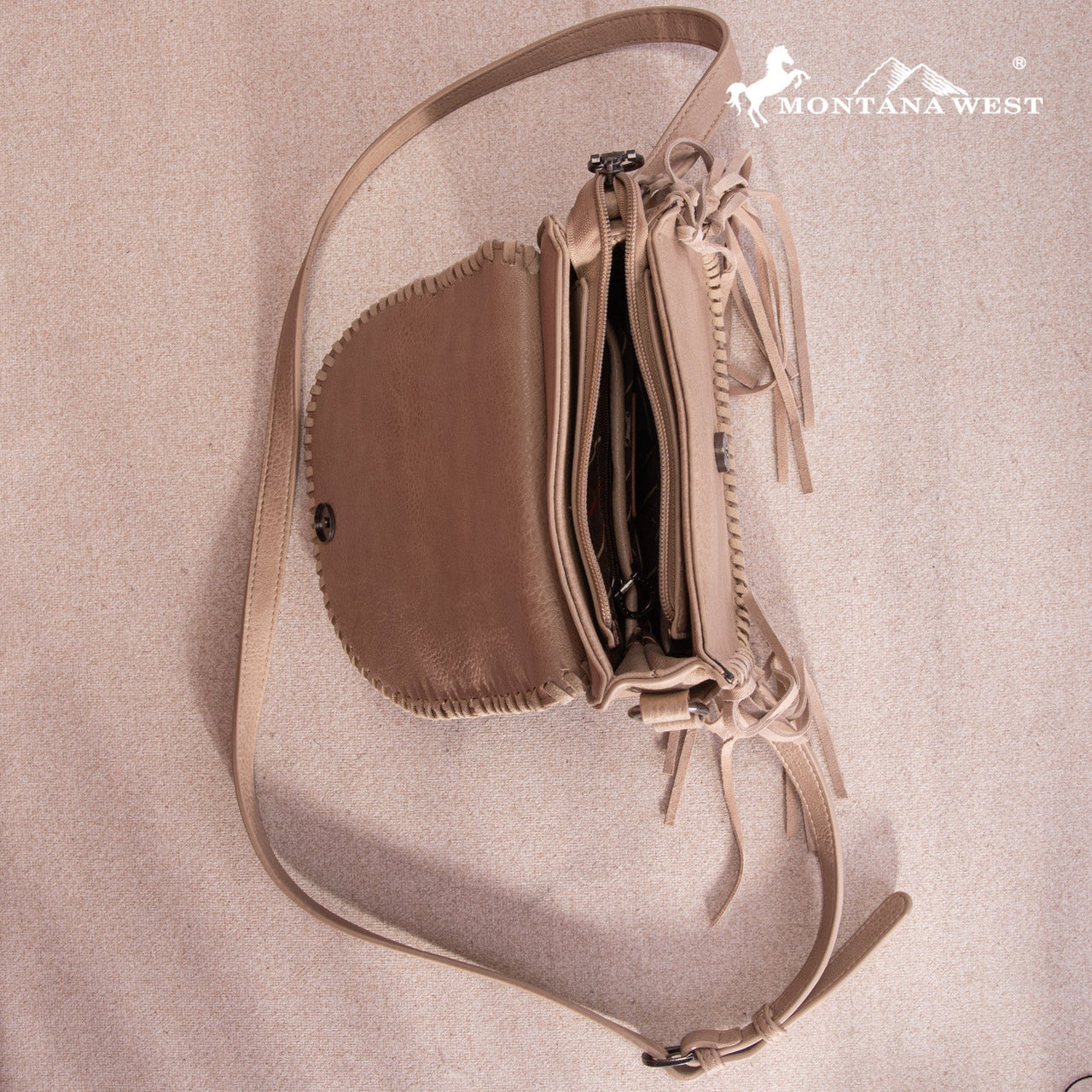 Montana West Tooled Crossbody