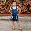 Kids Denim Dress "Raring Horse"