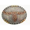 Nocona Oval Longhorn Buckle Multi Colour