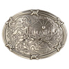 Nocona Oval Barbed Wire Buffalo Buckle