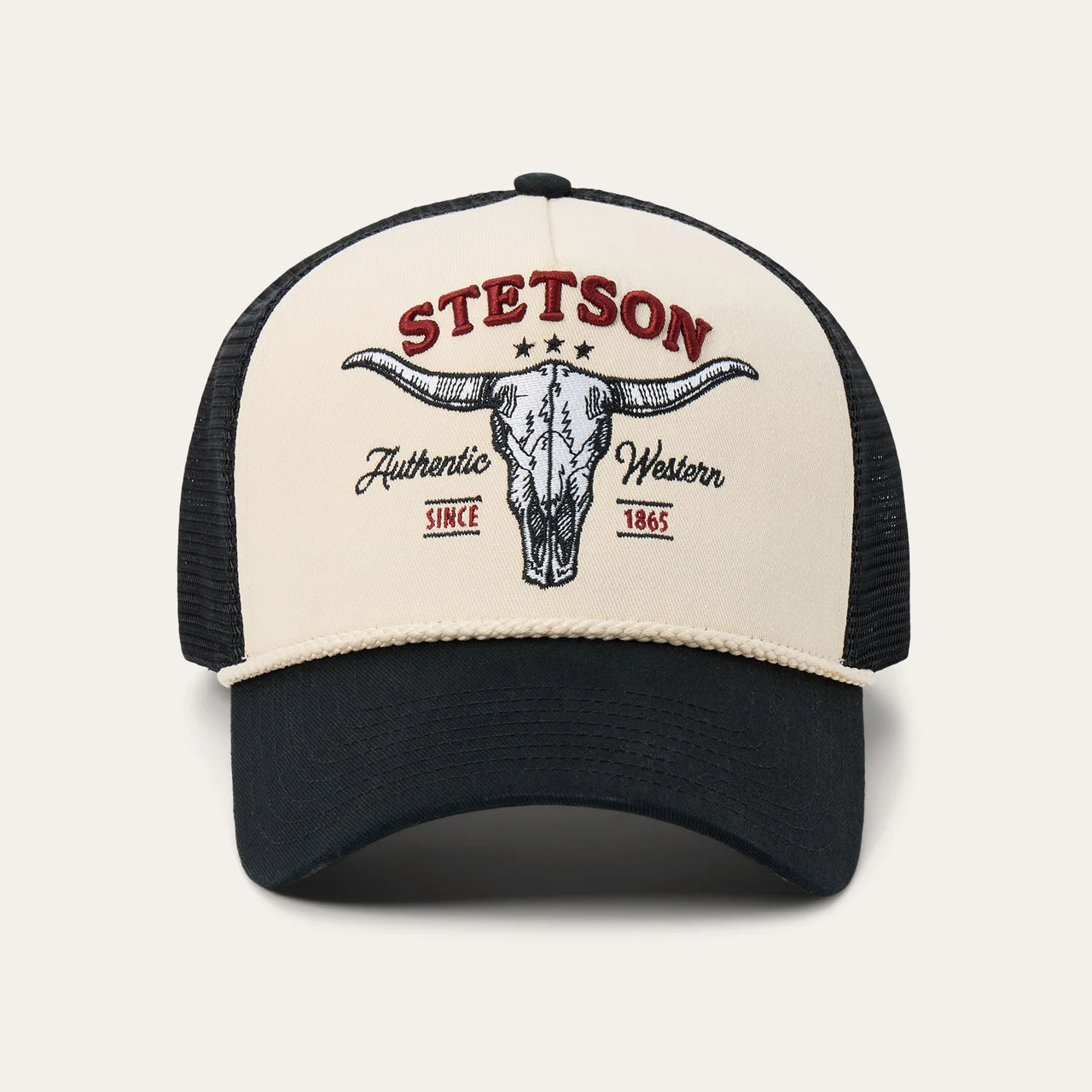 Stetson® "Vintage Skull" Trucker Ball Cap