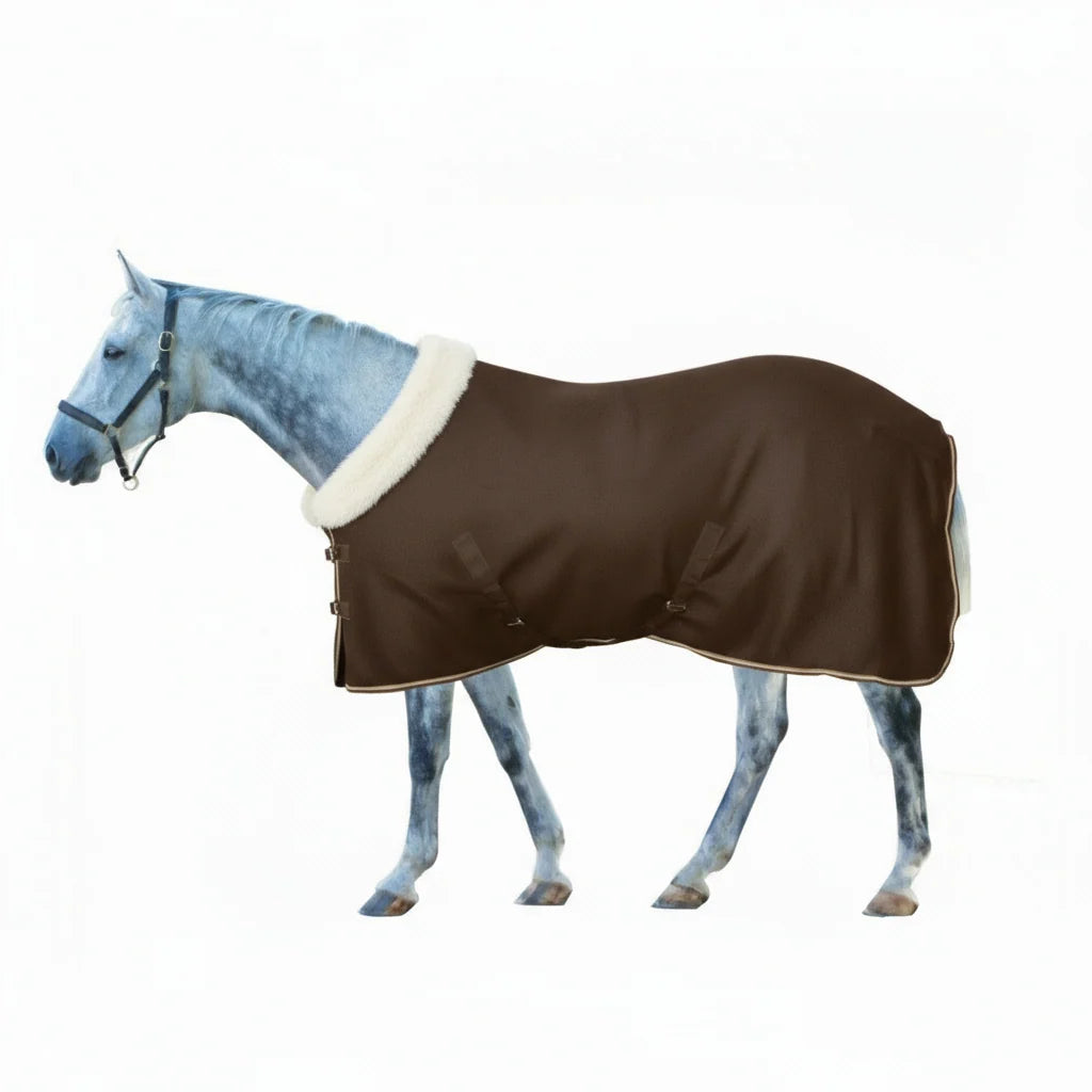 Super Lux Fleece Rug Cooler With Roll Down Neck