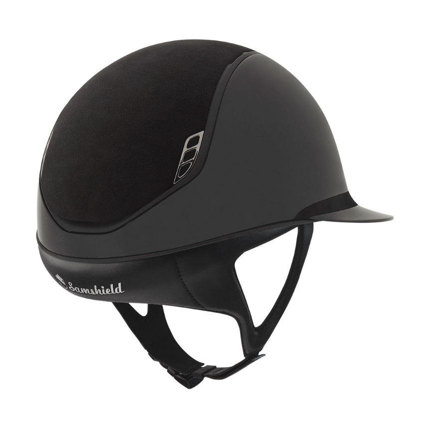 Samshield® 2.0 Miss Shield Shadowmatt Helmet with Alcantara Top