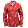 Outback Trading Company® Women's "Piper" Western Shirt - Red