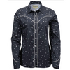 Outback Trading Company® Women's "Cattle Brand" Western Shirt - Black