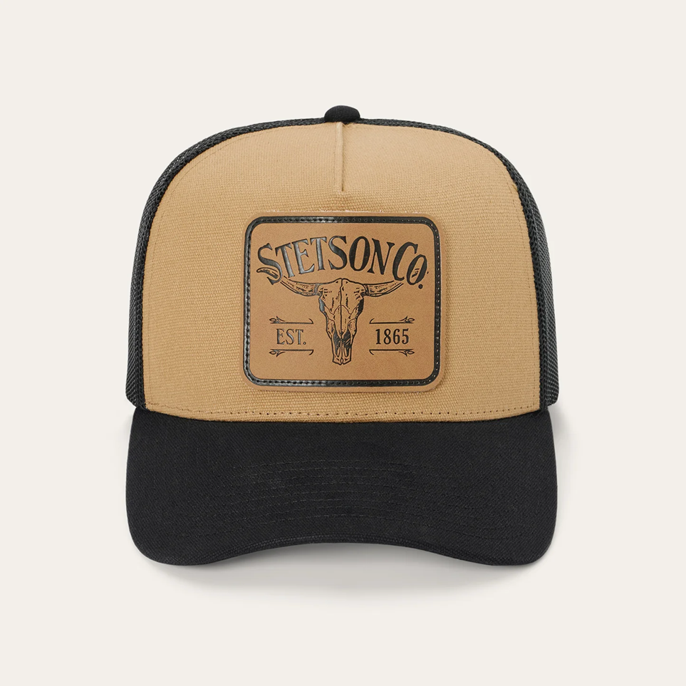 Stetson® "Longhorn Patch" Trucker Ball Cap