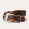 Stetson® Men's Western Hand Tooled Leather Belt - #9908