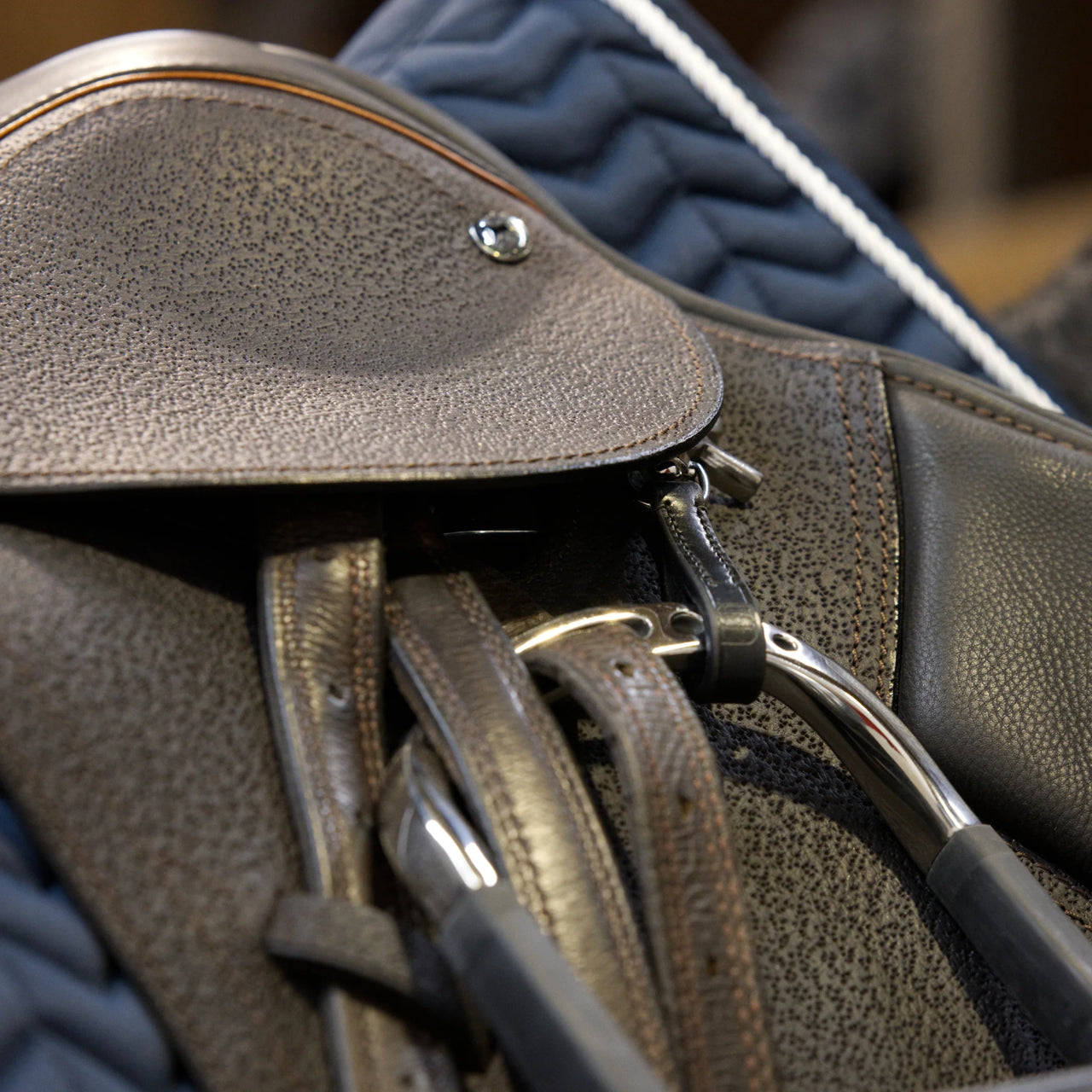 Sprenger Stirrup Holders Black Leather