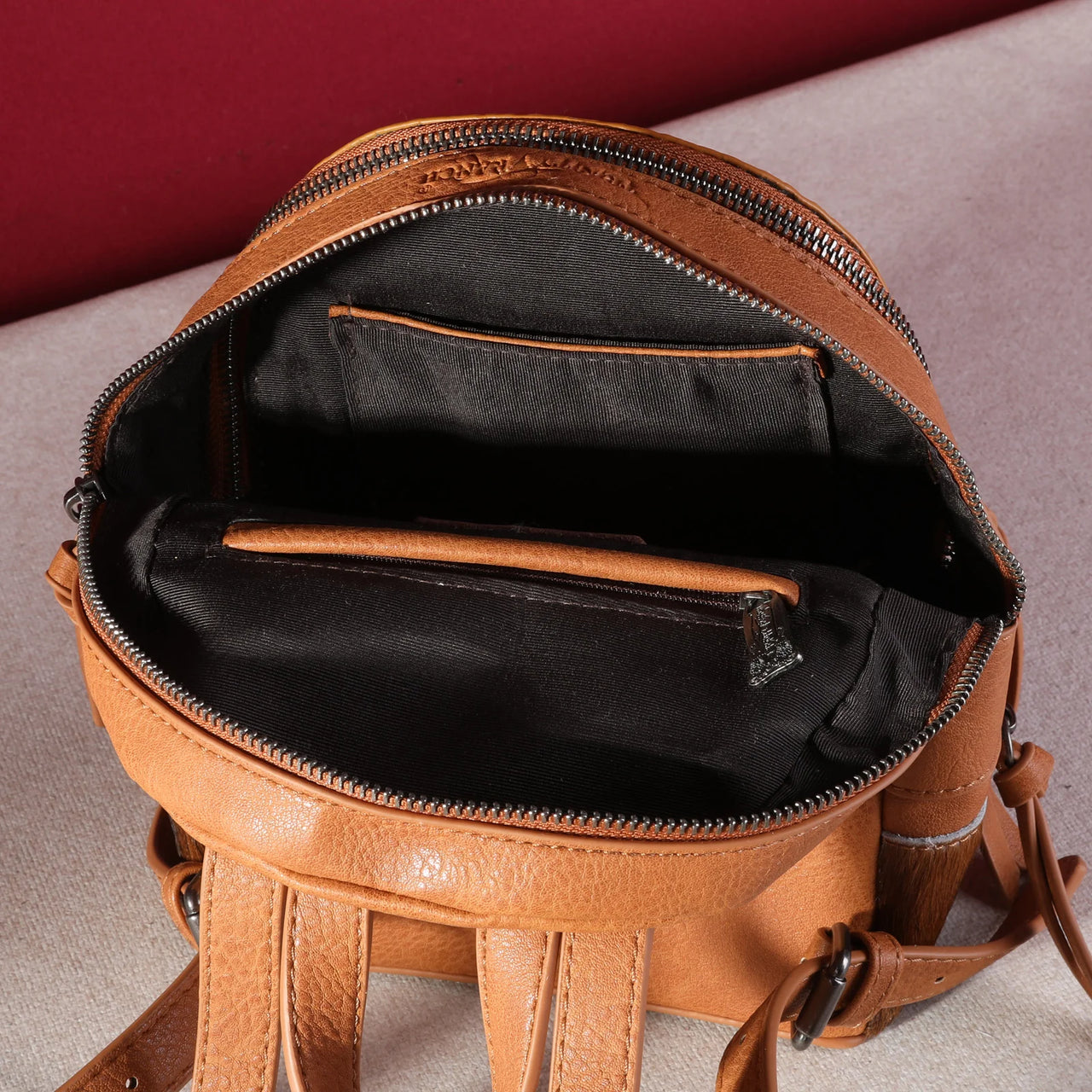 Trinity Ranch Hair-On Cowhide Mini Backpack