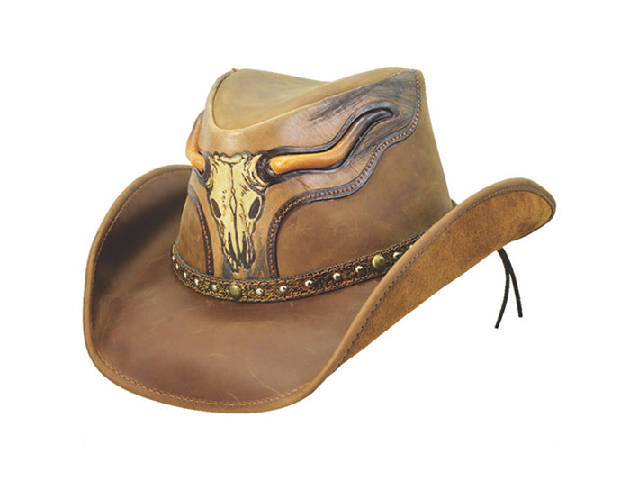 Dallas Hats "The Steer" Western Leather Hat