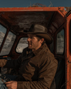The Outback Trading Company® "Showdown" Leather Hat - Chocolate