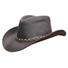 The Outback Trading Company® "Showdown" Leather Hat - Chocolate