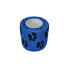 2" Silverline No Chew Cohesive Bandage, BL w/ BK Dog Paw