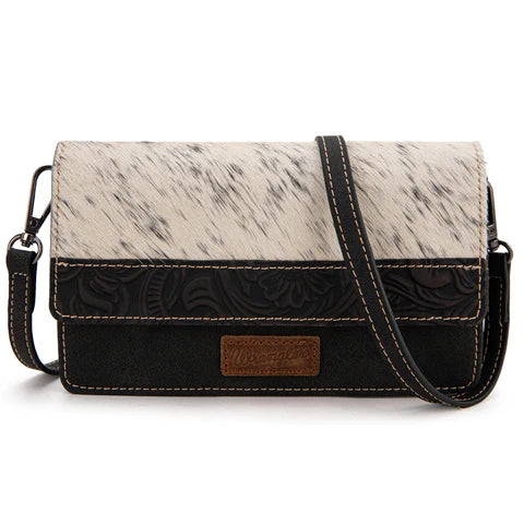 Wrangler Western Crossbody Cowhide Purse
