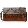 Wrangler Western Crossbody Cowhide Purse