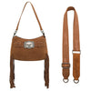 Wrangler Fringe Buckle Hobo Bag