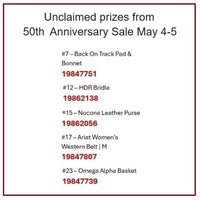 Unclaimed Prizes