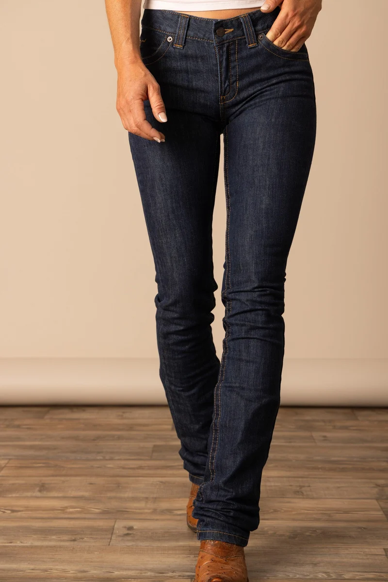 Kimes® Women's "Betty" Mid-Rise Jeans
