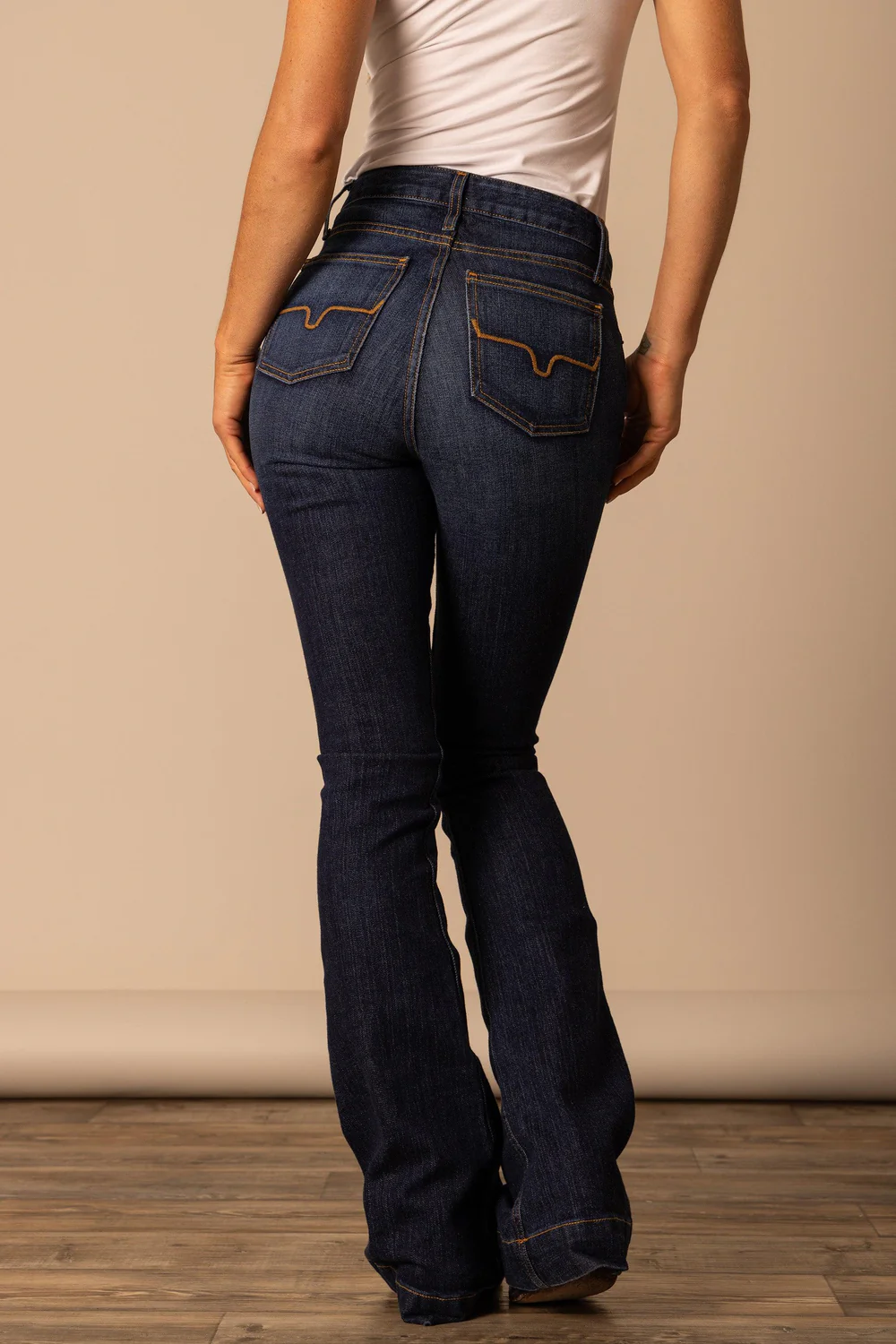 Kimes® Women's "Jennifer" High Rise Jeans