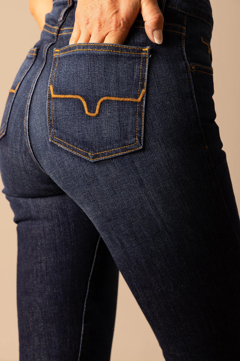 Kimes® Women's "Jennifer" High Rise Jeans